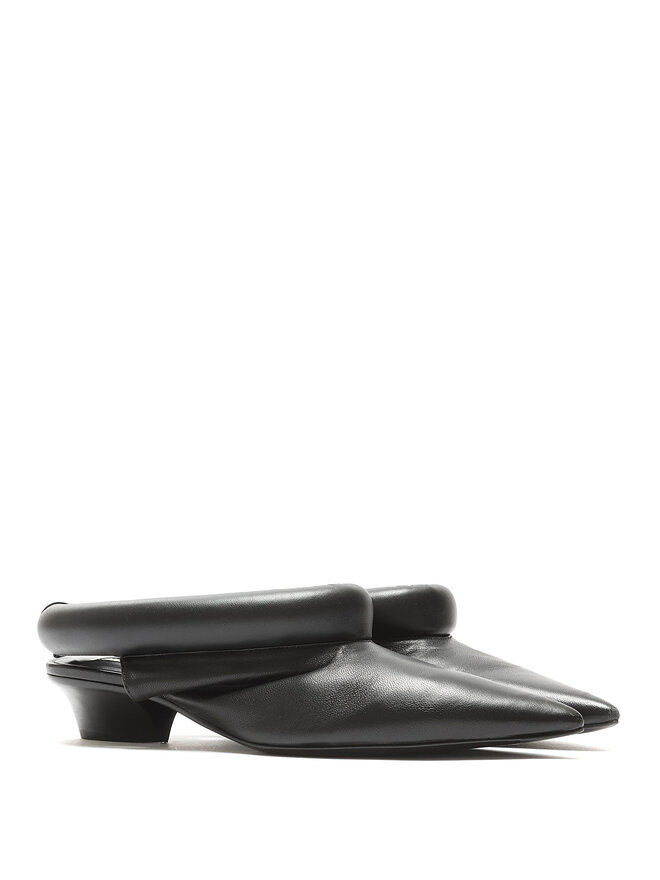 JIL SANDER Leather Slingback Heels