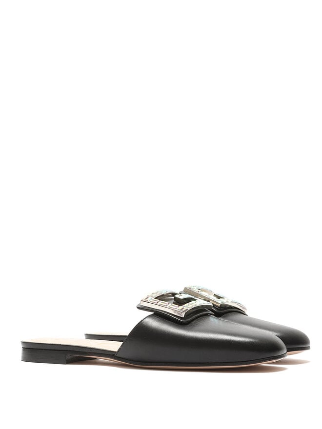 GUCCI Mules Gucci à Logo en Strass