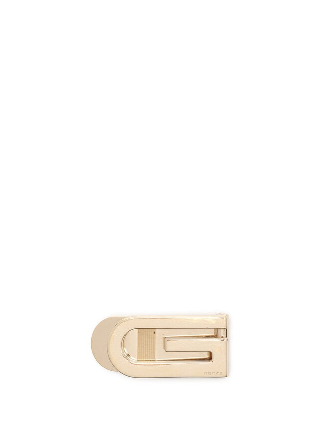 GUCCI Pince à Billets en Métal Doré