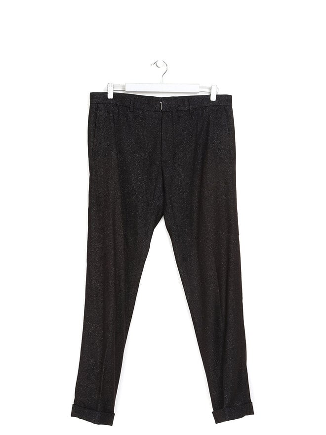 DIOR Pantalon à Jambes Fines en Laine et Soie
