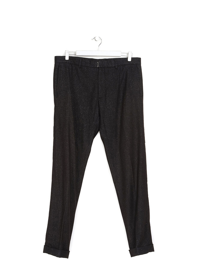 DIOR Slim Leg Wool Silk Trousers