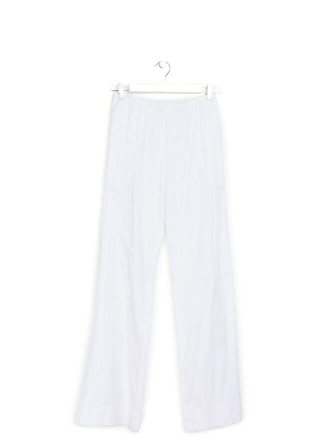 LESET Pantalon en Coton à Taille Élastique