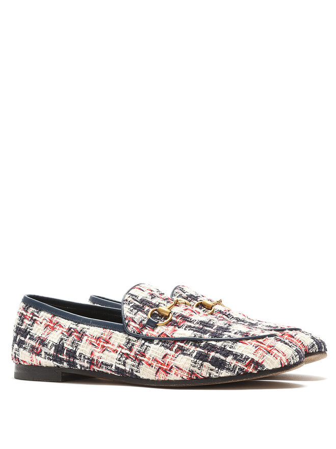 GUCCI Flâneurs en Tweed Multicolore