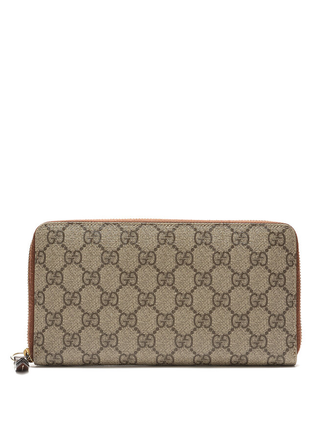GUCCI Portefeuille Continental à Motif Monogramme
