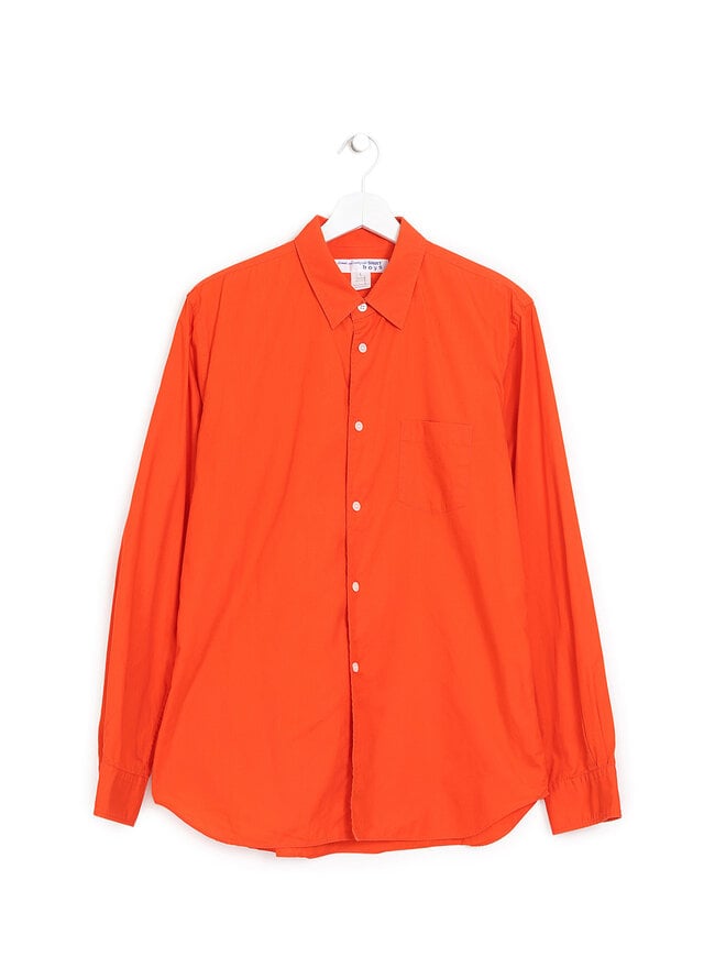 COMME des GARÇONS SHIRT Orange  Cotton Shirt
