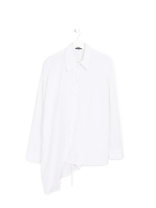 ANN DEMEULEMEESTER Chemise Asymétrique en Coton