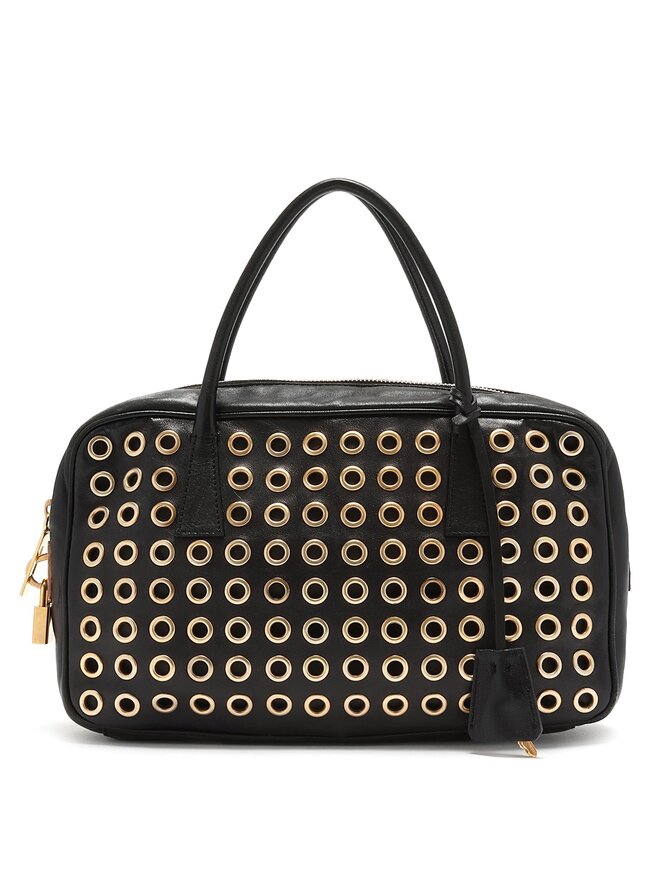 PRADA Sac Bauletto à Rivets