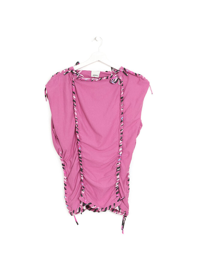 ISABEL MARANT Braided Cotton Sleeveless Top