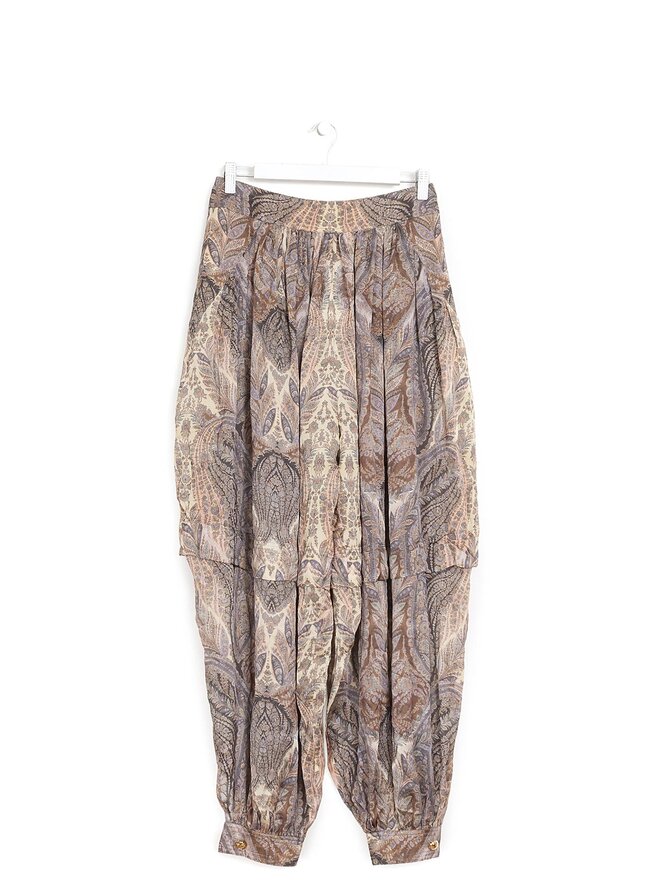 ZIMMERMANN Abstract Print Wide Leg Pants