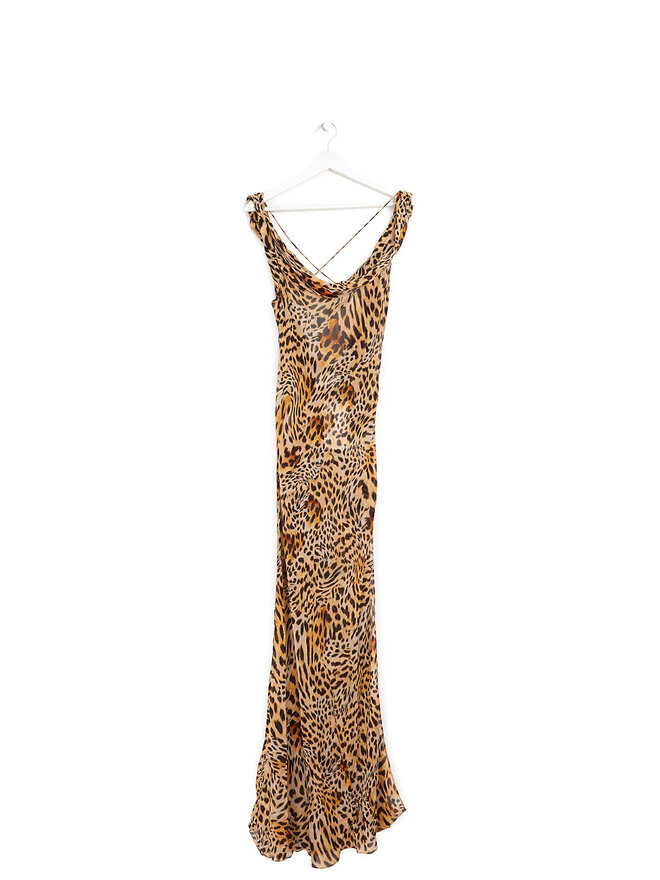 RAT & BOA Leopard Print Maxi Dress