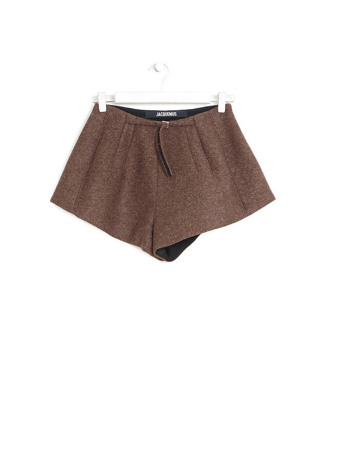 JACQUEMUS Le Chouchou Wool Shorts