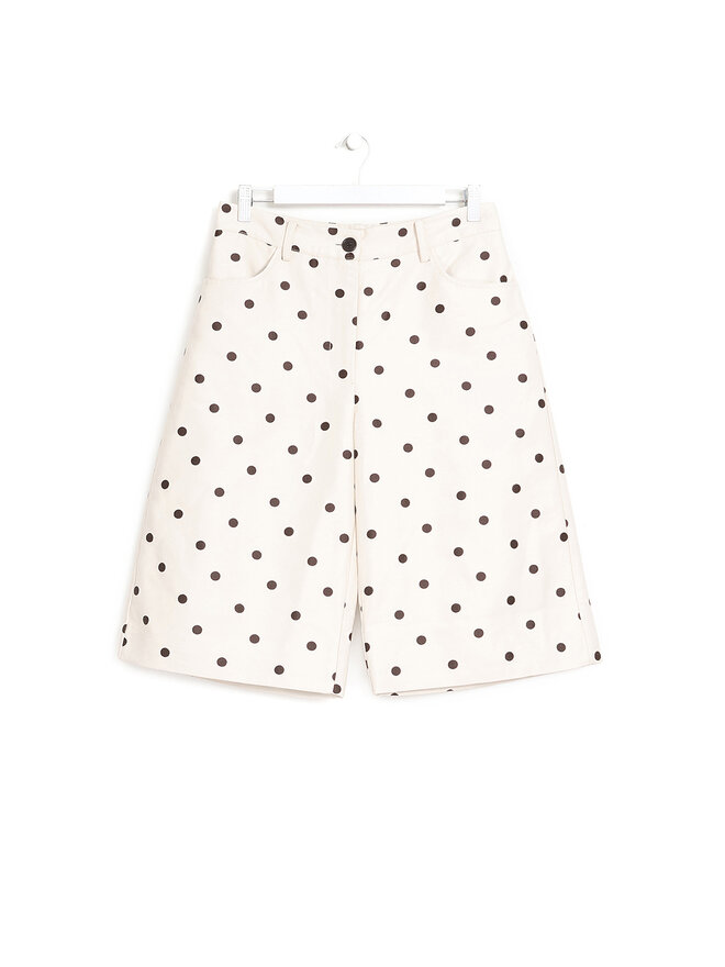 BAUM UND PFERDGARTEN Short Blanc à Motif Pois