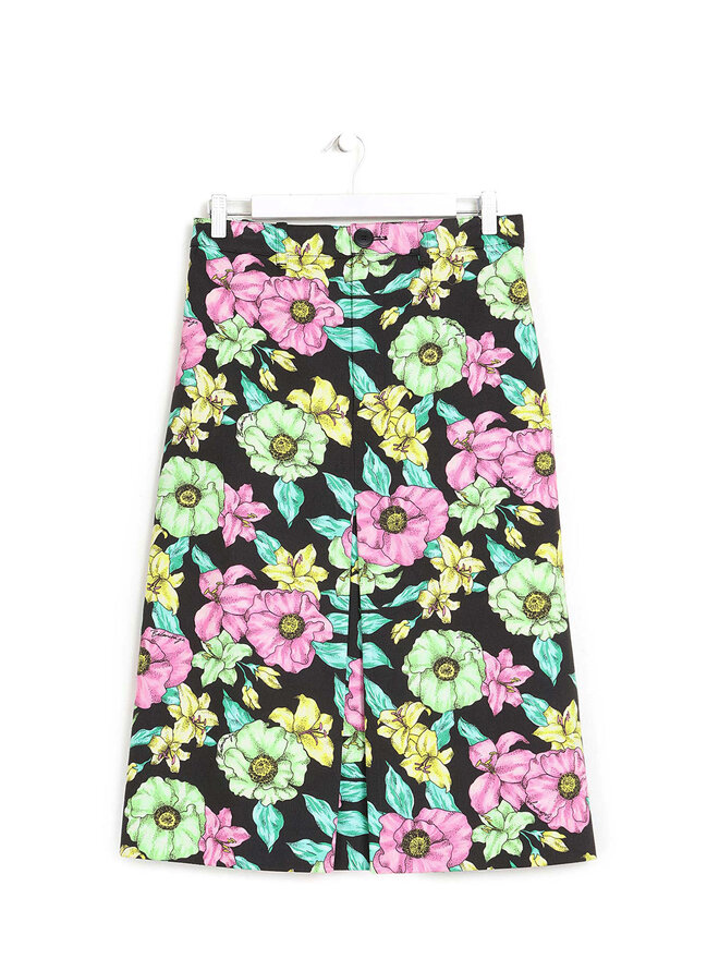 BALENCIAGA Jupe Florale Multicolore