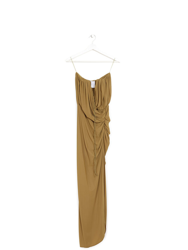 Amazuìn Draped Green Dress