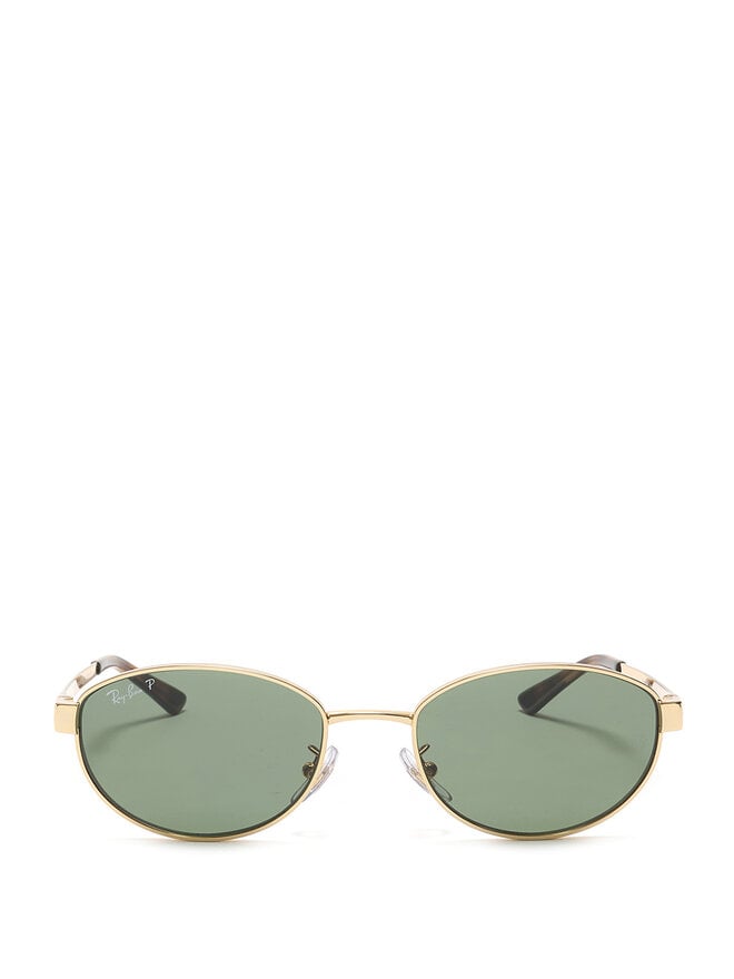 RayBan RB 3774D Lunettes de soleil hexagonales en métal doré