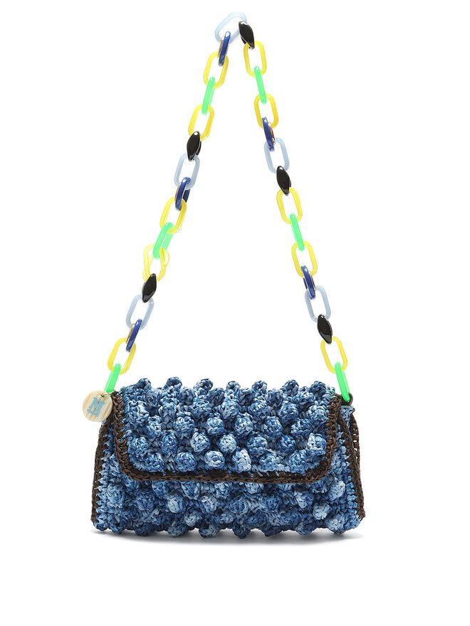 M MISSONI Knitted Chain Strap Bag
