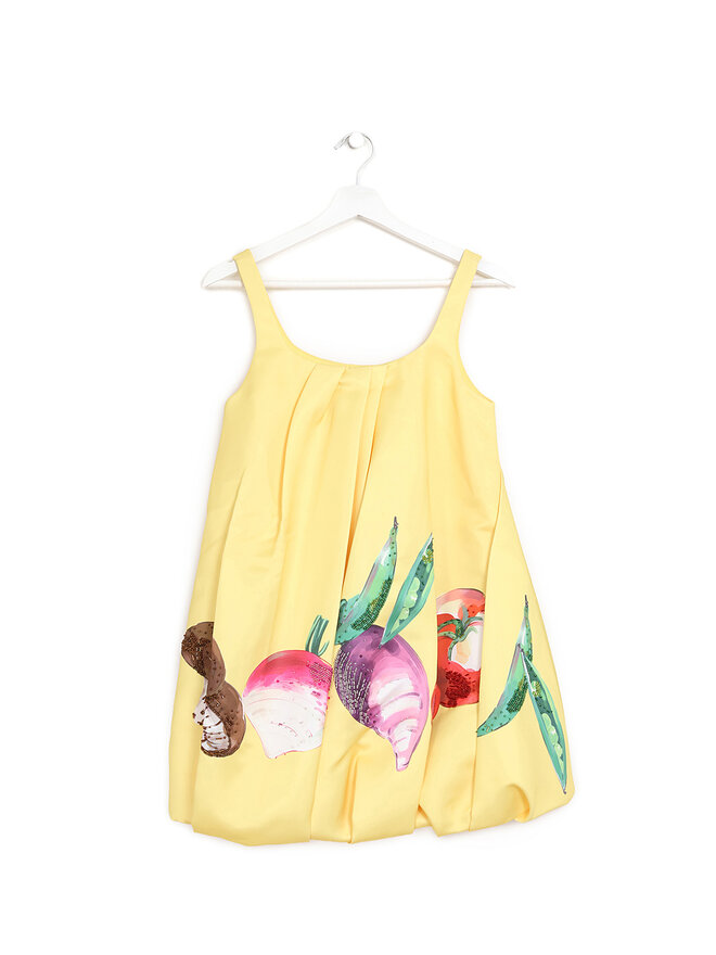 Leo Lin Vegetable Print Mini Dress