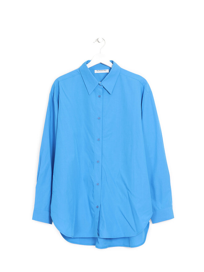 The Frankie Shop Blue Button-Down Shirt