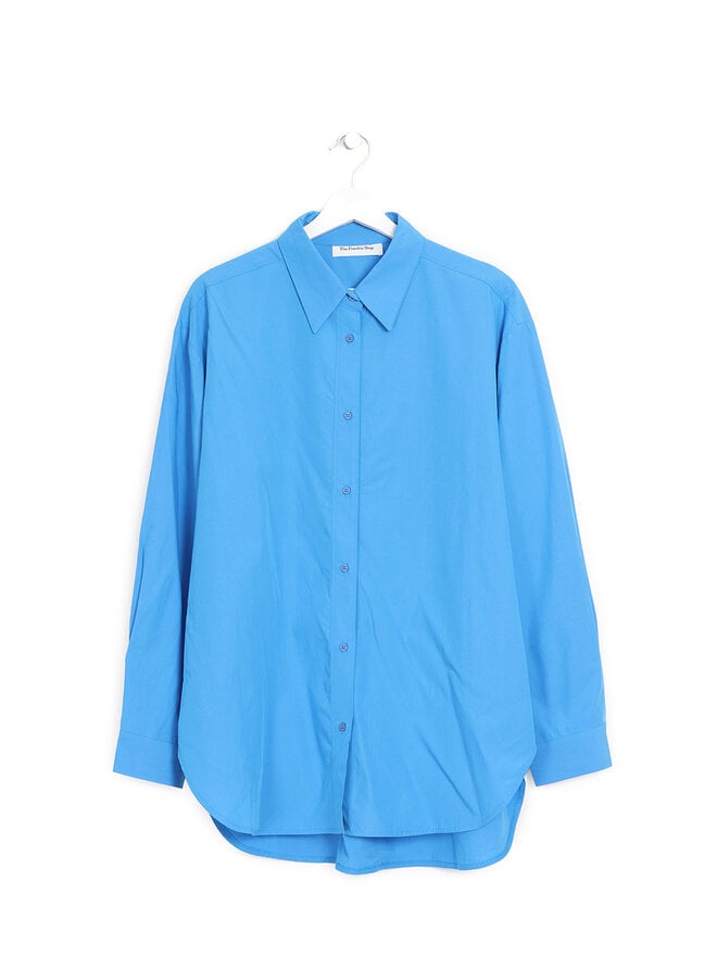 The Frankie Shop Chemise Bleu Boutonnée