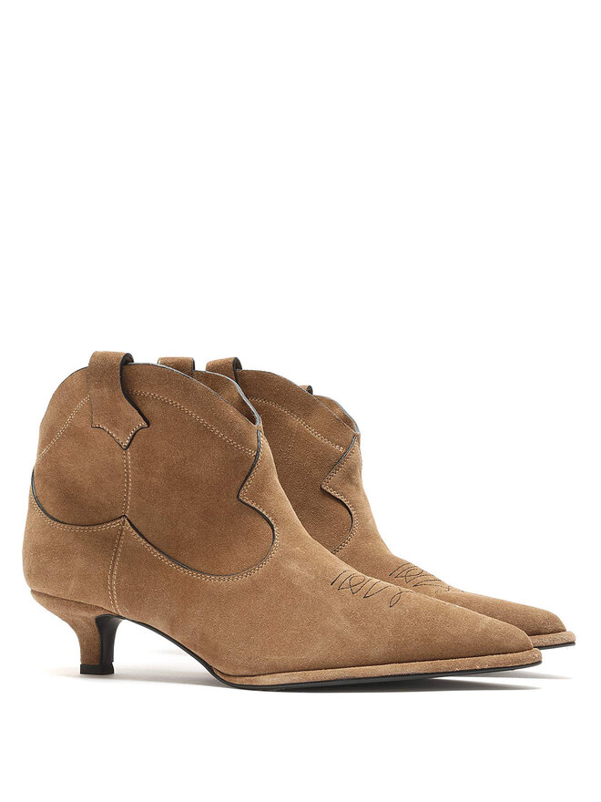 Kachorovska Suede Ankle Boots