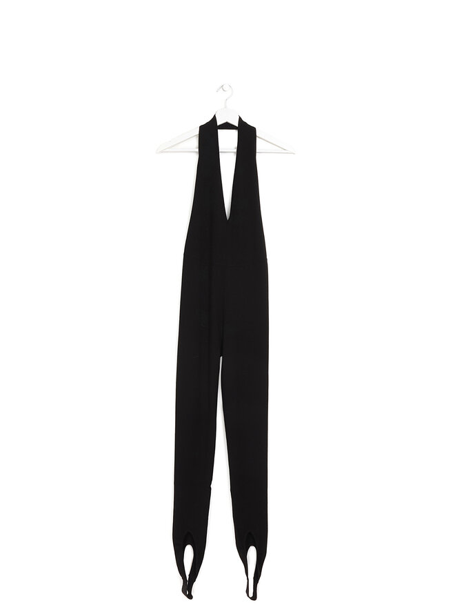 SAINT LAURENT Saint Laurent Black Wool Jumpsuit