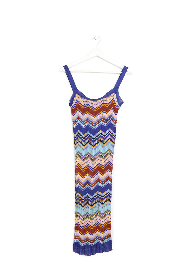 MISSONI Zigzag Pattern Sleeveless Dress