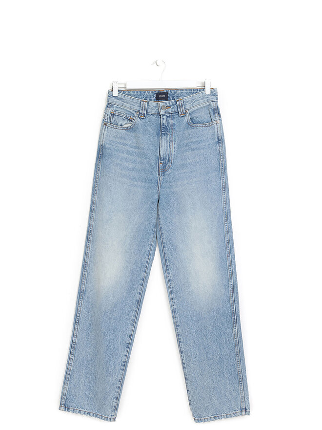 KHAITE Straight Leg Denim Jeans