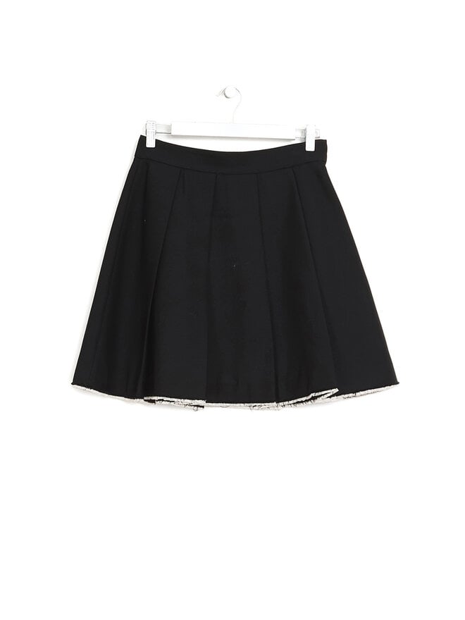 SHUSHU/TONG Wool Blend Pleated Skirt