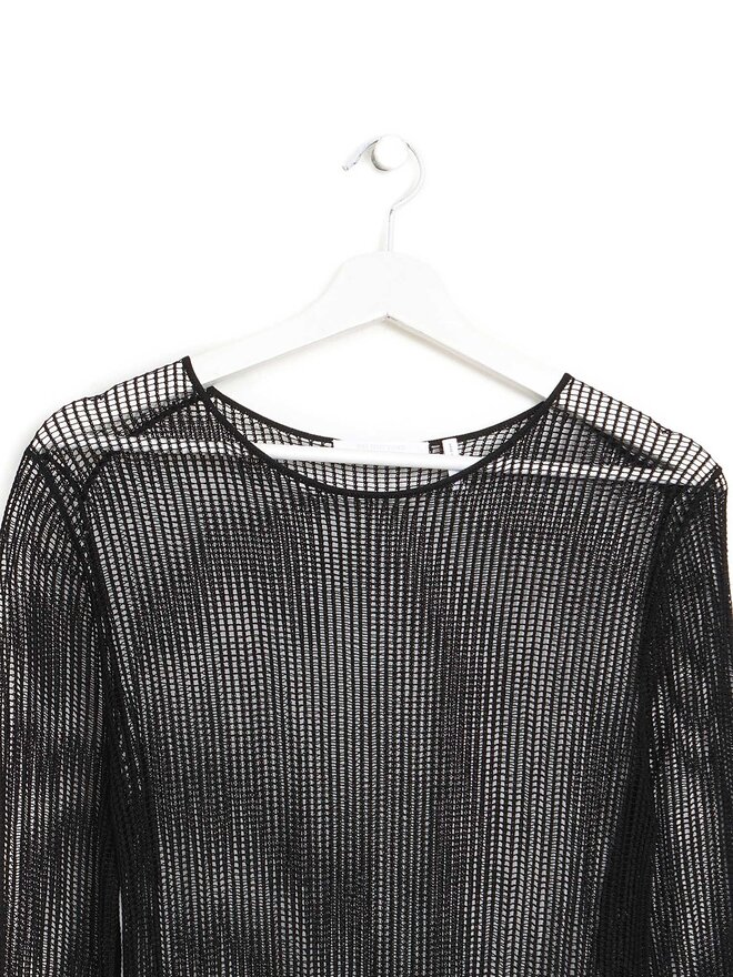 トップス Helmut lang mesh knit archive Helmut Lang Mesh Knit Midi Dress | RUSE
