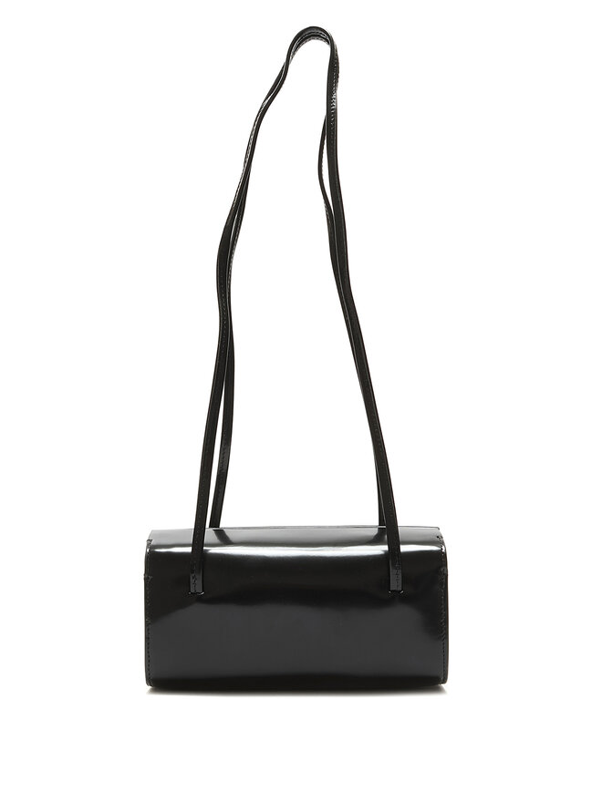 Fane Sac à l'épaule en cuir verni noir