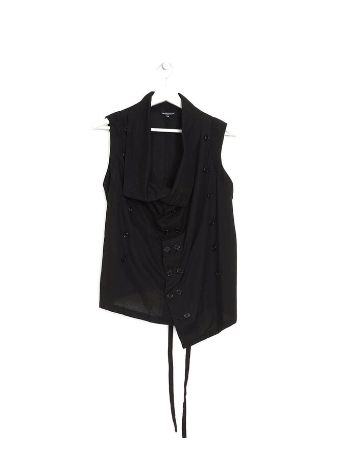 ANN DEMEULEMEESTER Gilet sans manches à double boutonnage