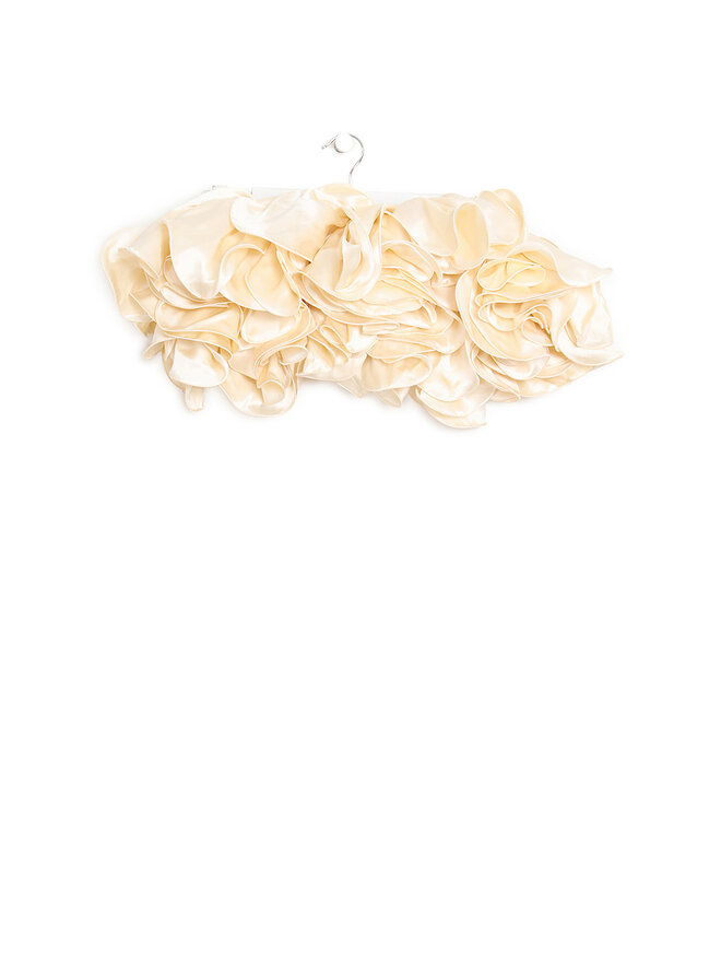 MAGDA BUTRYM Bustier Sculptural en Laine Mélangée