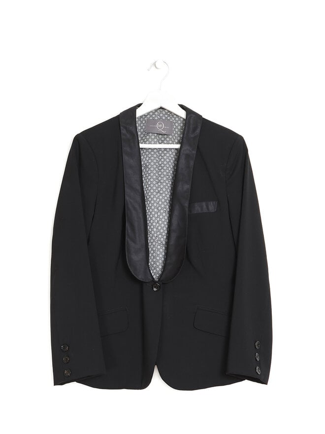 McQ Alexander McQueen Veston à Col Châle en Laine