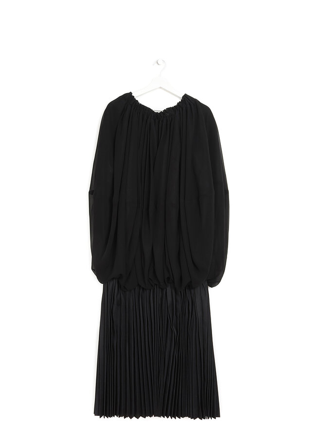 COMME des GARÇONS Pleated Black Dress