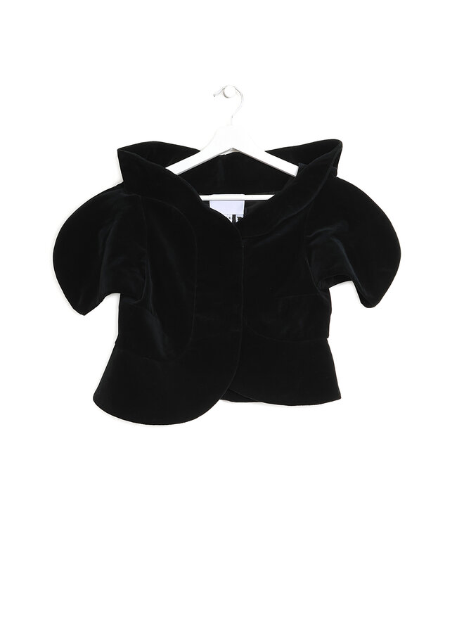 Fidan Novruzova Black Velvet Jacket