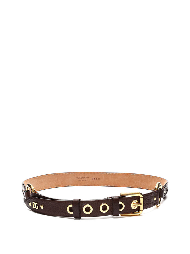Dolce & Gabbana Ceinture en Cuir avec Logo