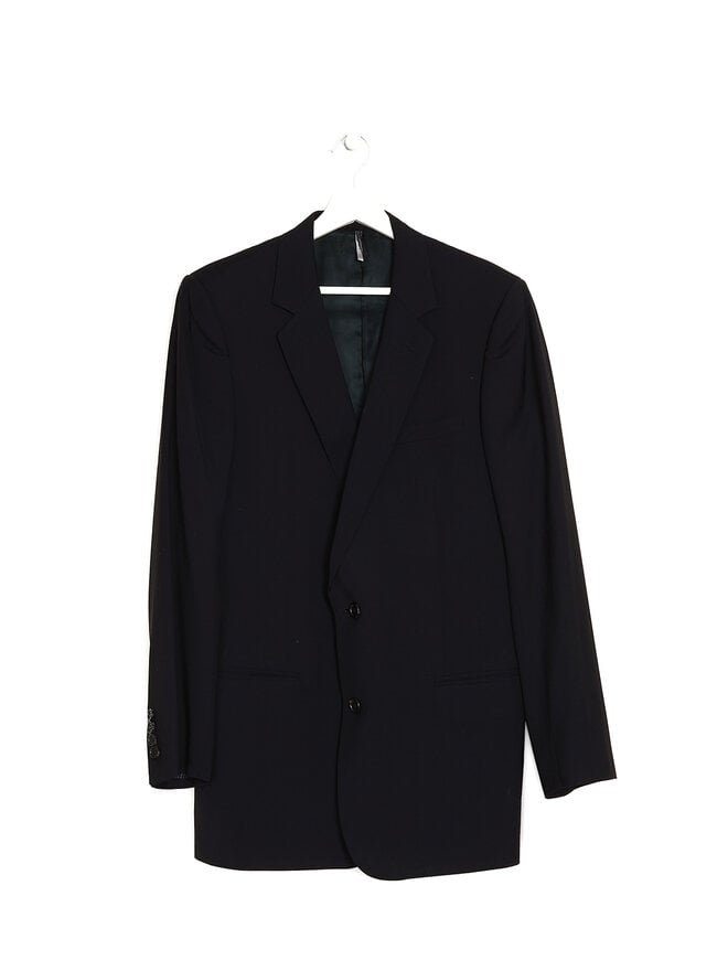 DIOR Veston en Laine à Revers Cranté