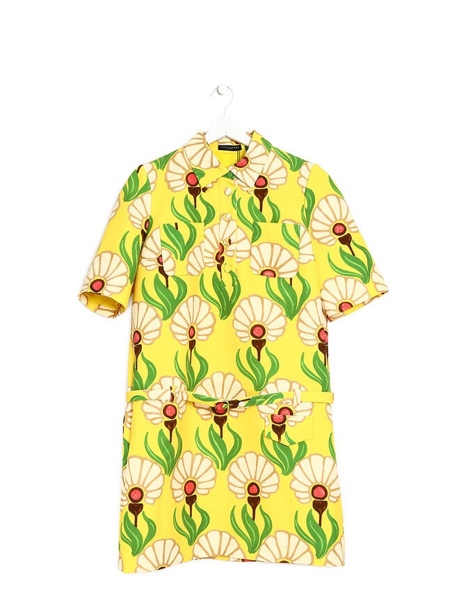 Tara Jarmon Rivage Floral Belted Dress