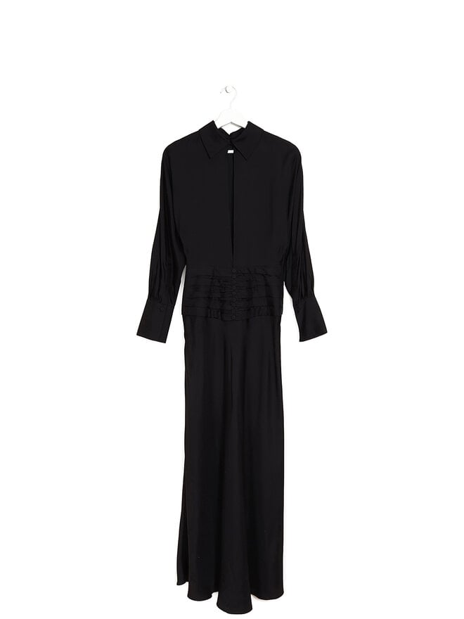 Róhe Robe Maxi en Soie avec Fronces