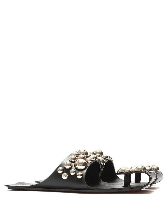 ALAÏA Sandales en Cuir avec Strass
