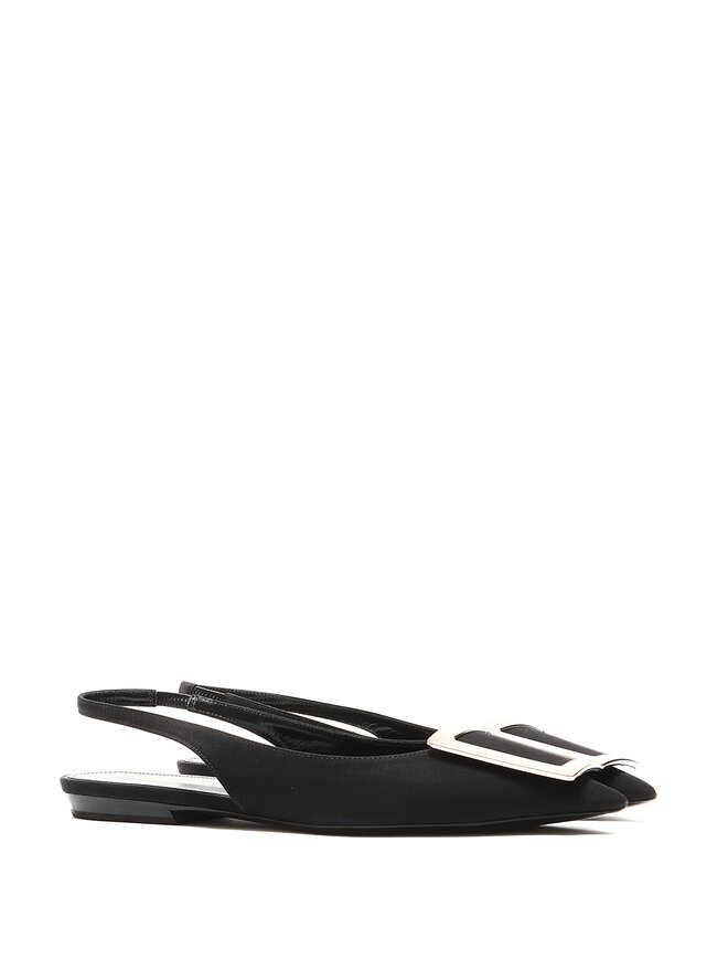 SAINT LAURENT Maxine Slingback Flats
