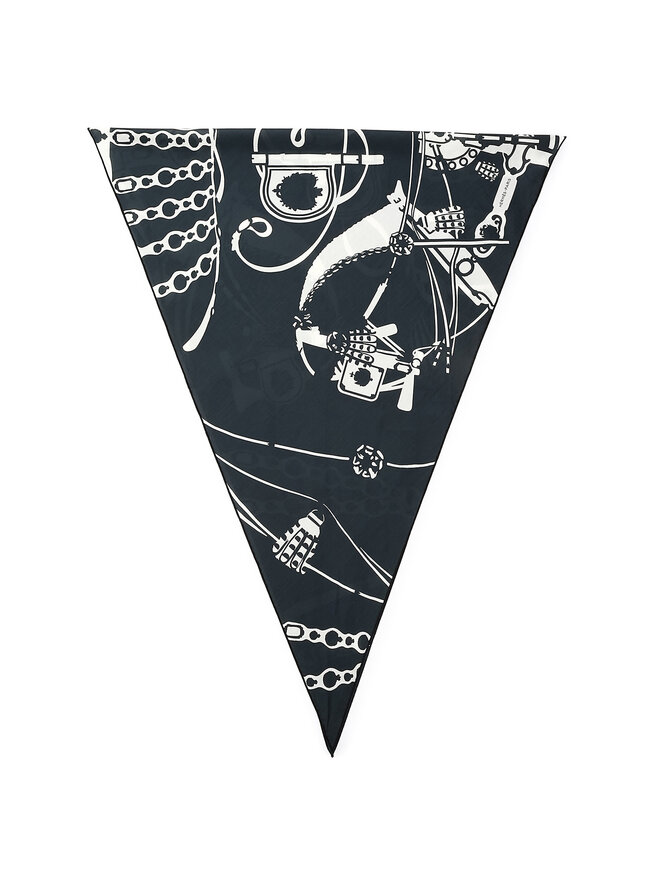 HERMÈS Foulard à motif Losange