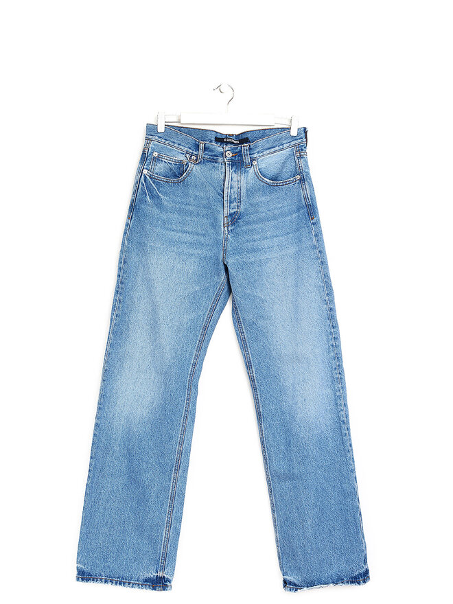 JACQUEMUS Blue Les Sculptures 'Le de-Nîmes Large' Jeans