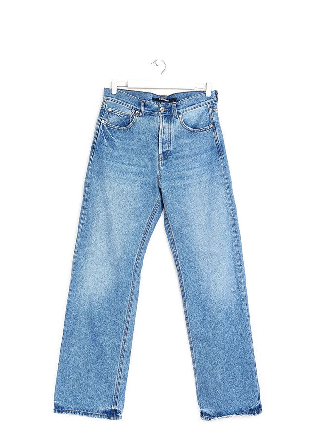 JACQUEMUS Jeans 'Le de-Nîmes Large' Bleu Les Sculptures