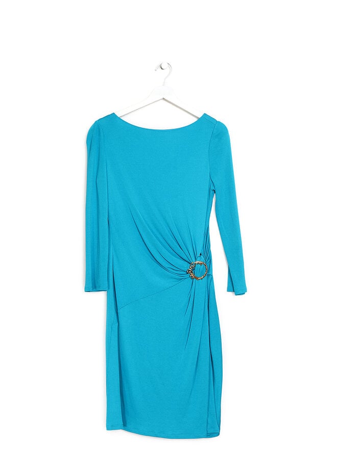 Emilio Pucci Robe Extensible à Manches Longues et Encolure en V