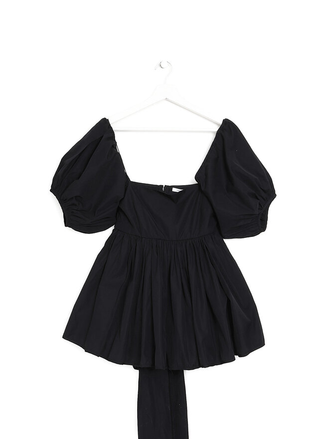 CECILIE BAHNSEN Puff Sleeve Cotton Top