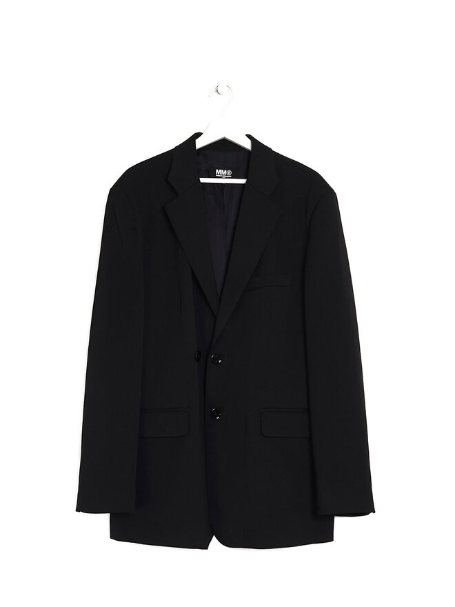 MM6 Maison Margiela Blazer Noir Sur Mesure