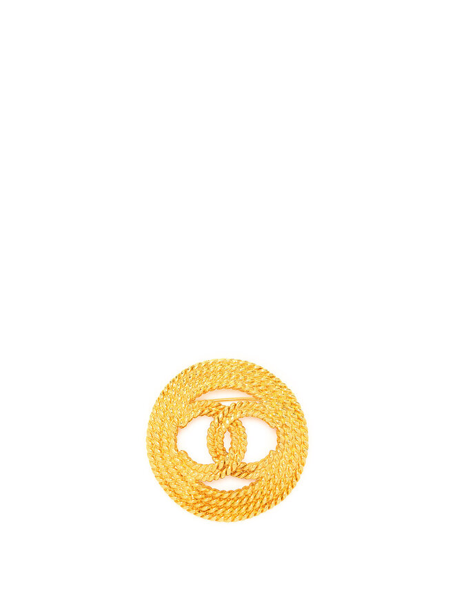 CHANEL Broche CC Entrelacés