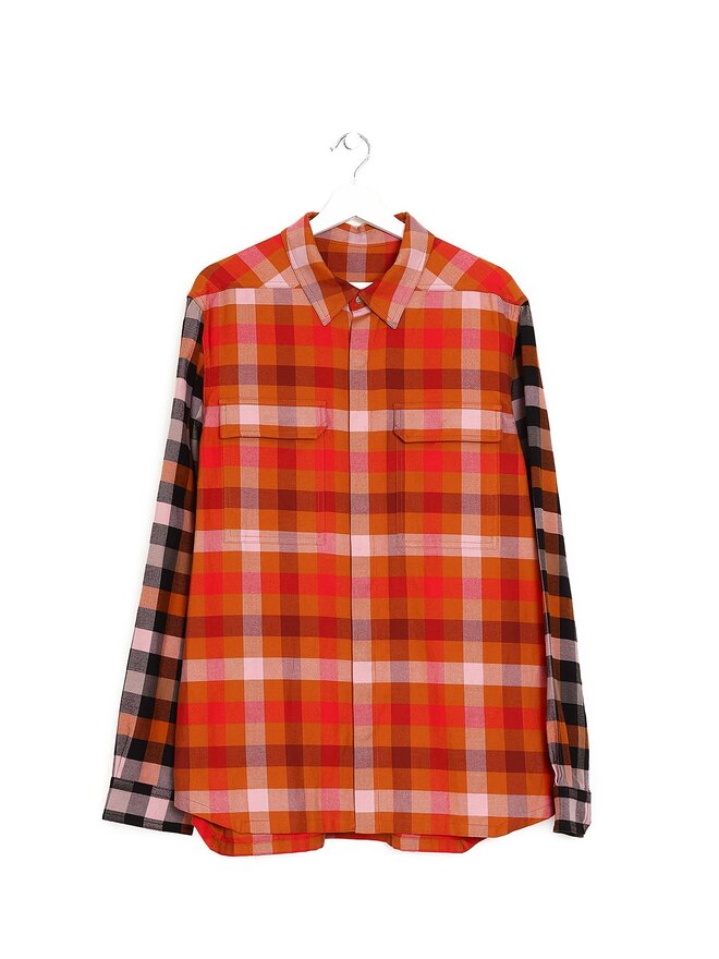 Rick Owens Lido Plaid Overshirt