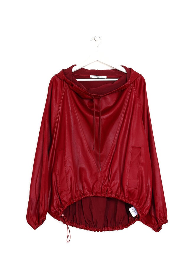 GIVENCHY Veste Rouge avec Capuchon
